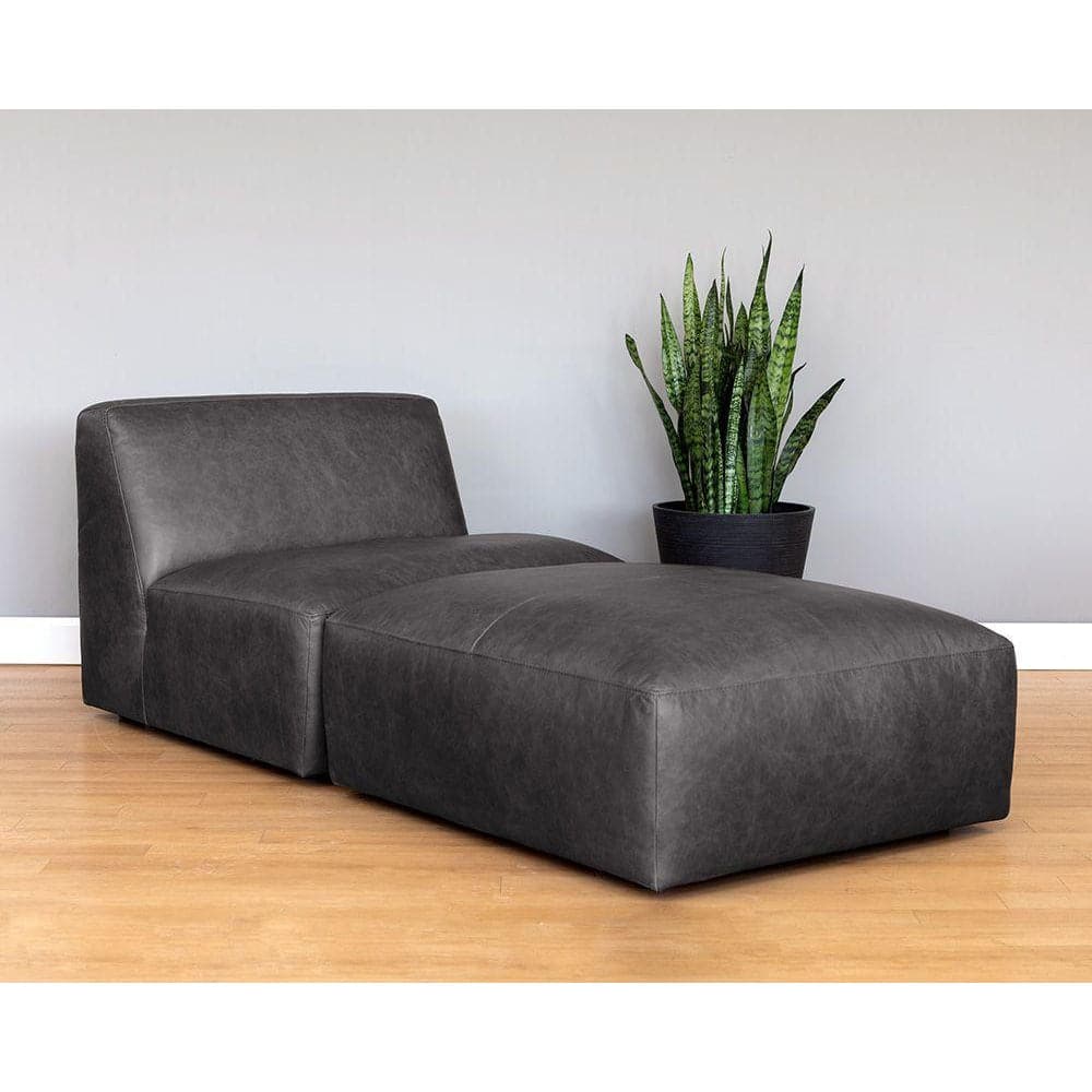 Watson Modular Sectional-Sunpan-SUNPAN-106174-Sectionalsmarseille black-armless chair-3-France and Son