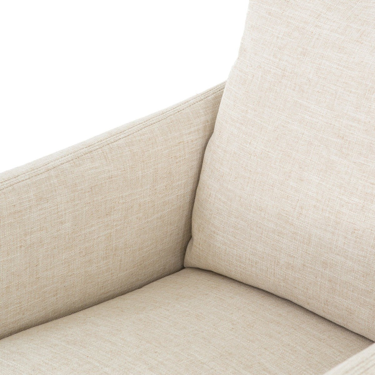 Banks Slipcover Swivel Chair - Cambric Ivory