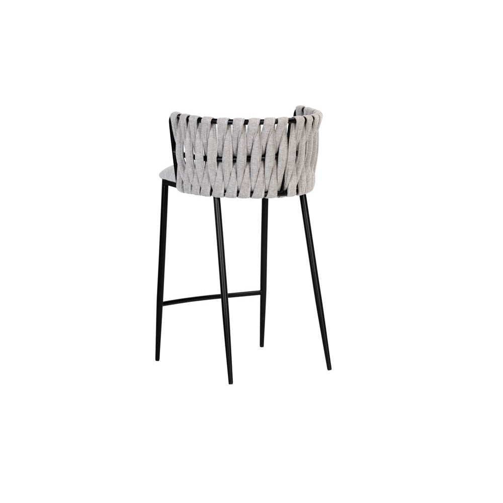 Sarai Counter Stool-Sunpan-SUNPAN-106189-Bar StoolsBelfast Heather Grey-5-France and Son