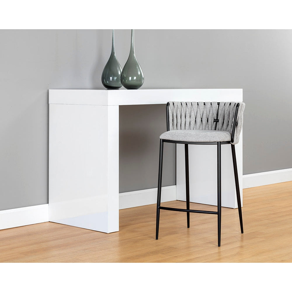 Sarai Counter Stool-Sunpan-SUNPAN-106189-Bar StoolsBelfast Heather Grey-3-France and Son