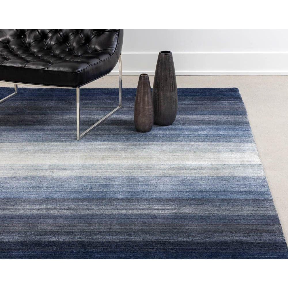 Lagos Hand-loomed Rug-Sunpan-SUNPAN-106252-RugsBlue-5' x 8'-2-France and Son