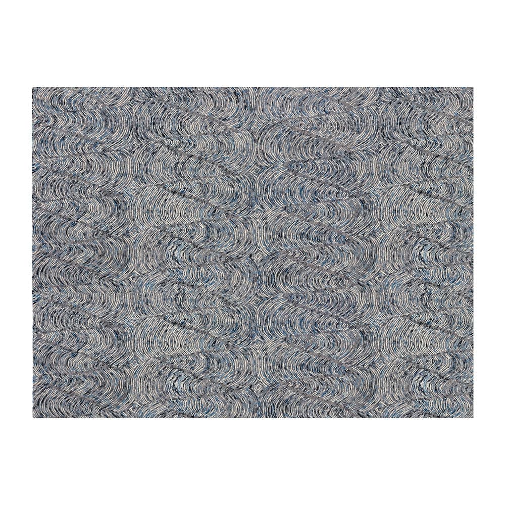 Corfu Hand - Tufted Rug - Blue / Charcoal-Sunpan-SUNPAN-106260-Rugs9' X 12'-1-France and Son