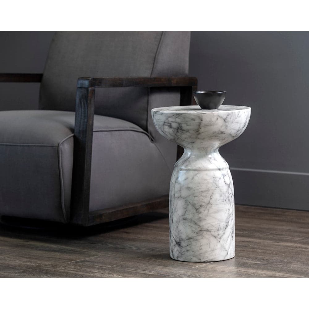 Goya End Table-Sunpan-SUNPAN-105012-Side TablesBlack&White-13-France and Son