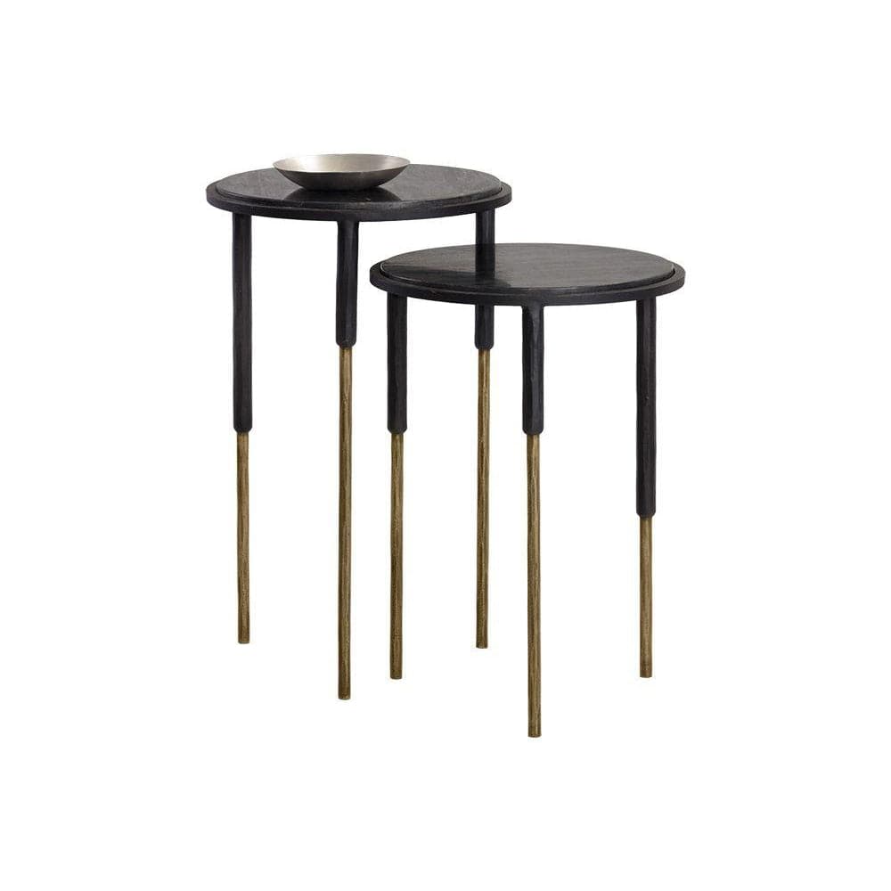 Kyrie Nesting Side Tables (Set Of 2)-Sunpan-SUNPAN-106291-Side Tables-1-France and Son