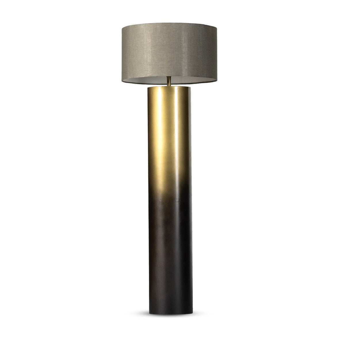 Cameron Floor Lamp - Ombre Antique Brass