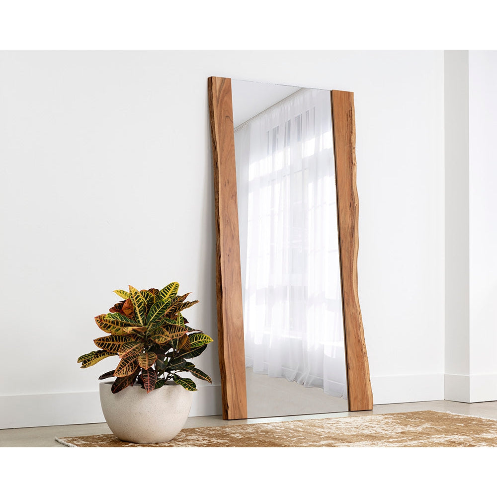 Fontana Floor Mirror - Natural-Sunpan-SUNPAN-106427-Mirrors-2-France and Son