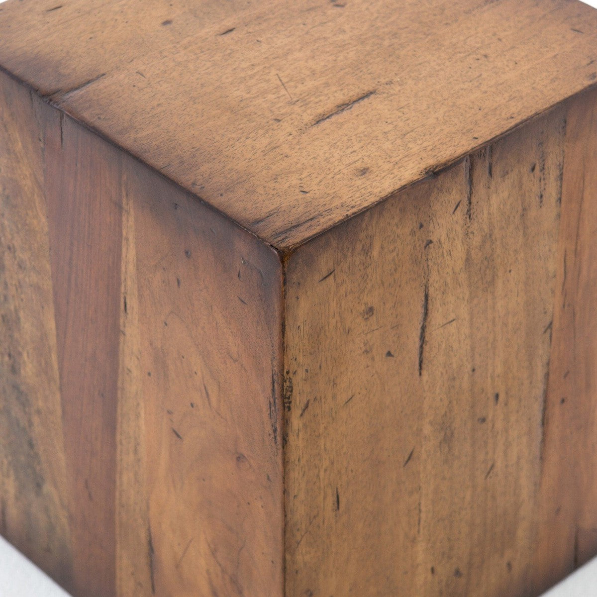 Duncan End Table - Reclaimed Fruitwood