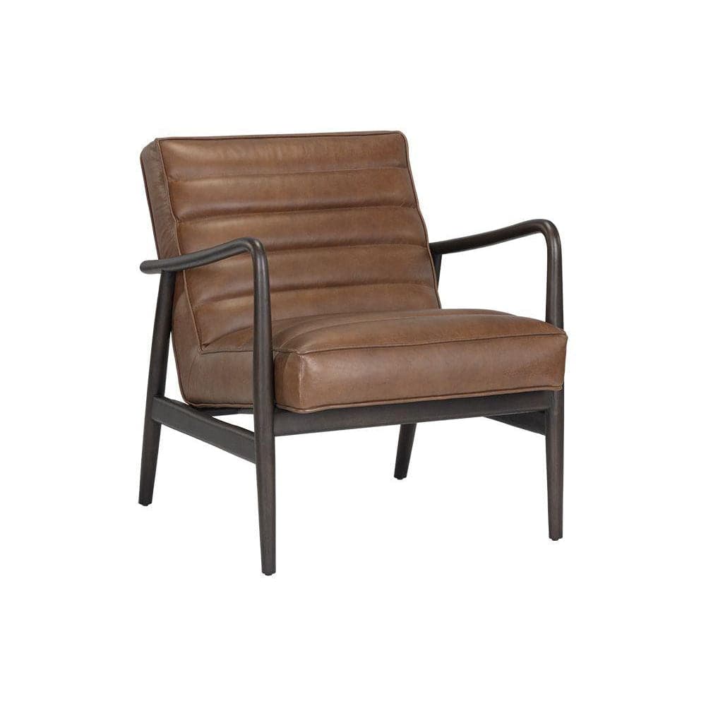 Lyric Lounge Chair-Sunpan-SUNPAN-106456-Lounge Chairsvintage caramel-18-France and Son