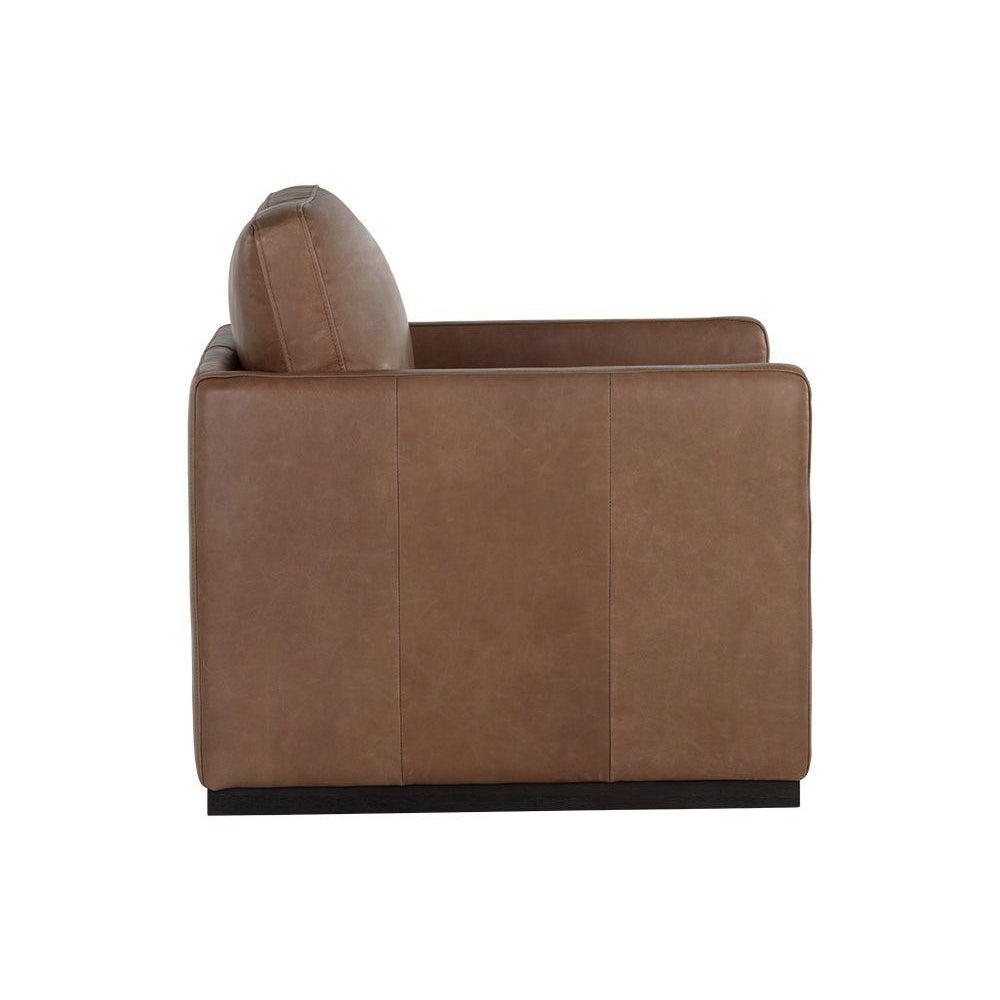 Portman Swivel Lounge Chair-Sunpan-SUNPAN-106586-Lounge Chairsmarseille camel-5-France and Son