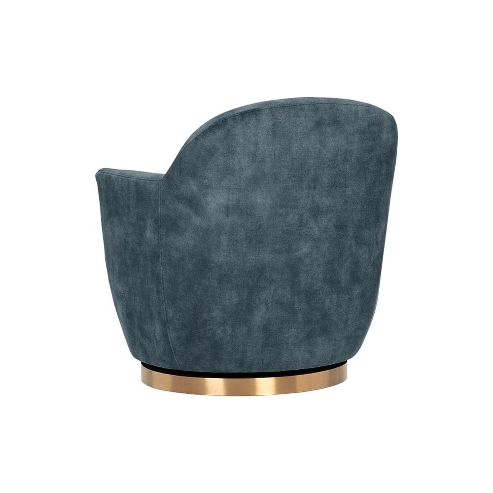 Casey Swivel Lounge Chair-Sunpan-SUNPAN-106401-Lounge ChairsNono Shitake-8-France and Son