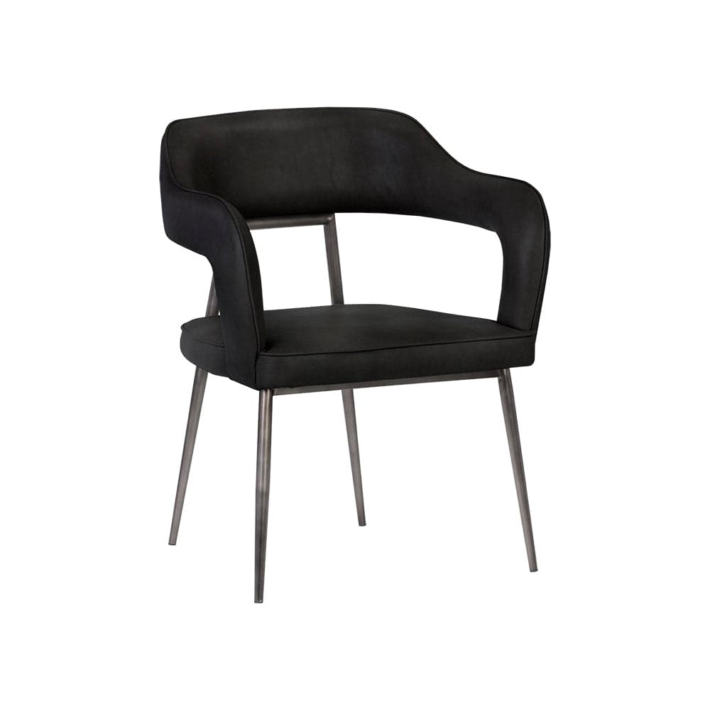 Kenny Dining Armchair - Bravo Black-Sunpan-SUNPAN-106671-Dining ChairsBlack-1-France and Son