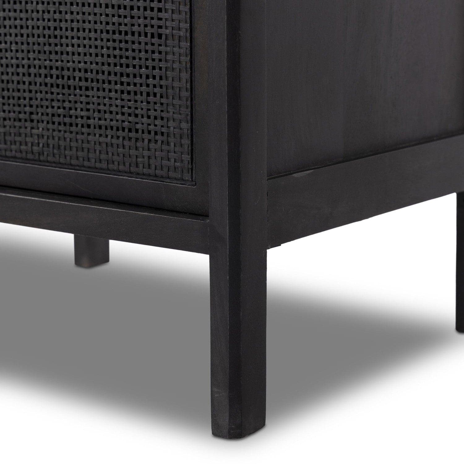 Sydney Right Nightstand - Black Wash