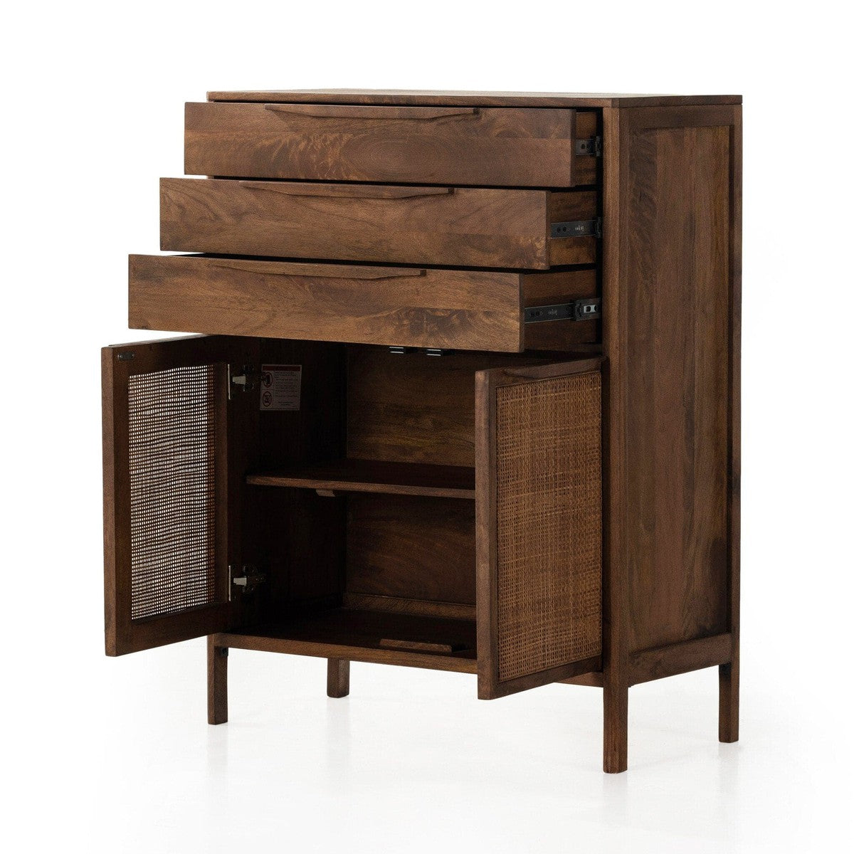 Sydney Tall Dresser - Brown Wash