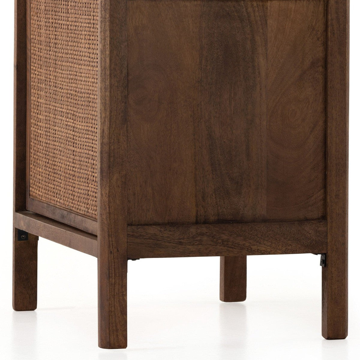 Sydney Left Nightstand - Brown Wash