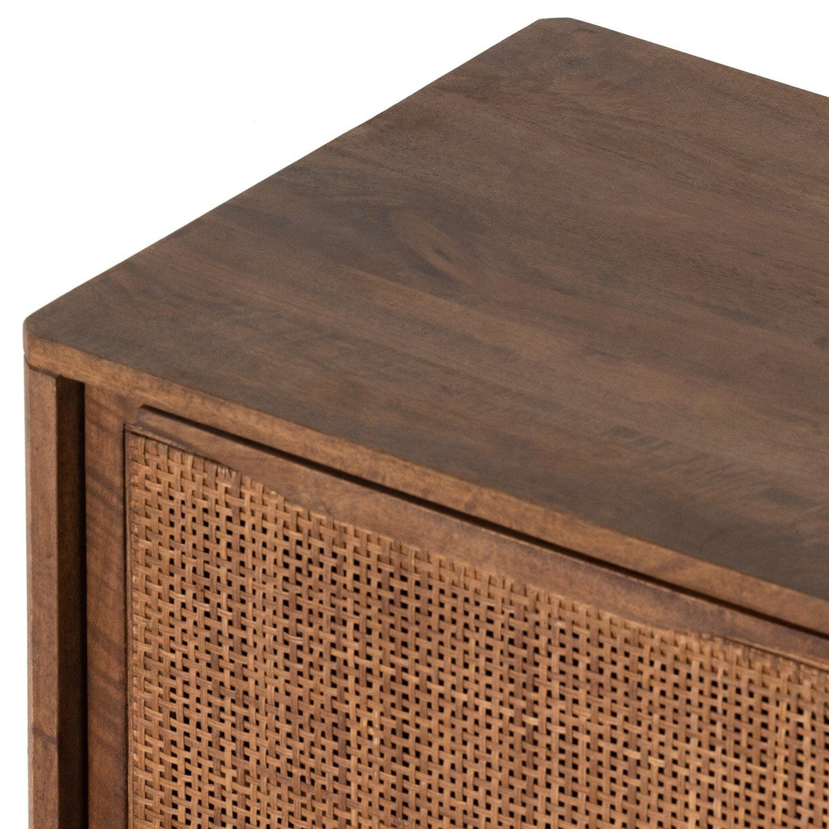 Sydney Left Nightstand - Brown Wash