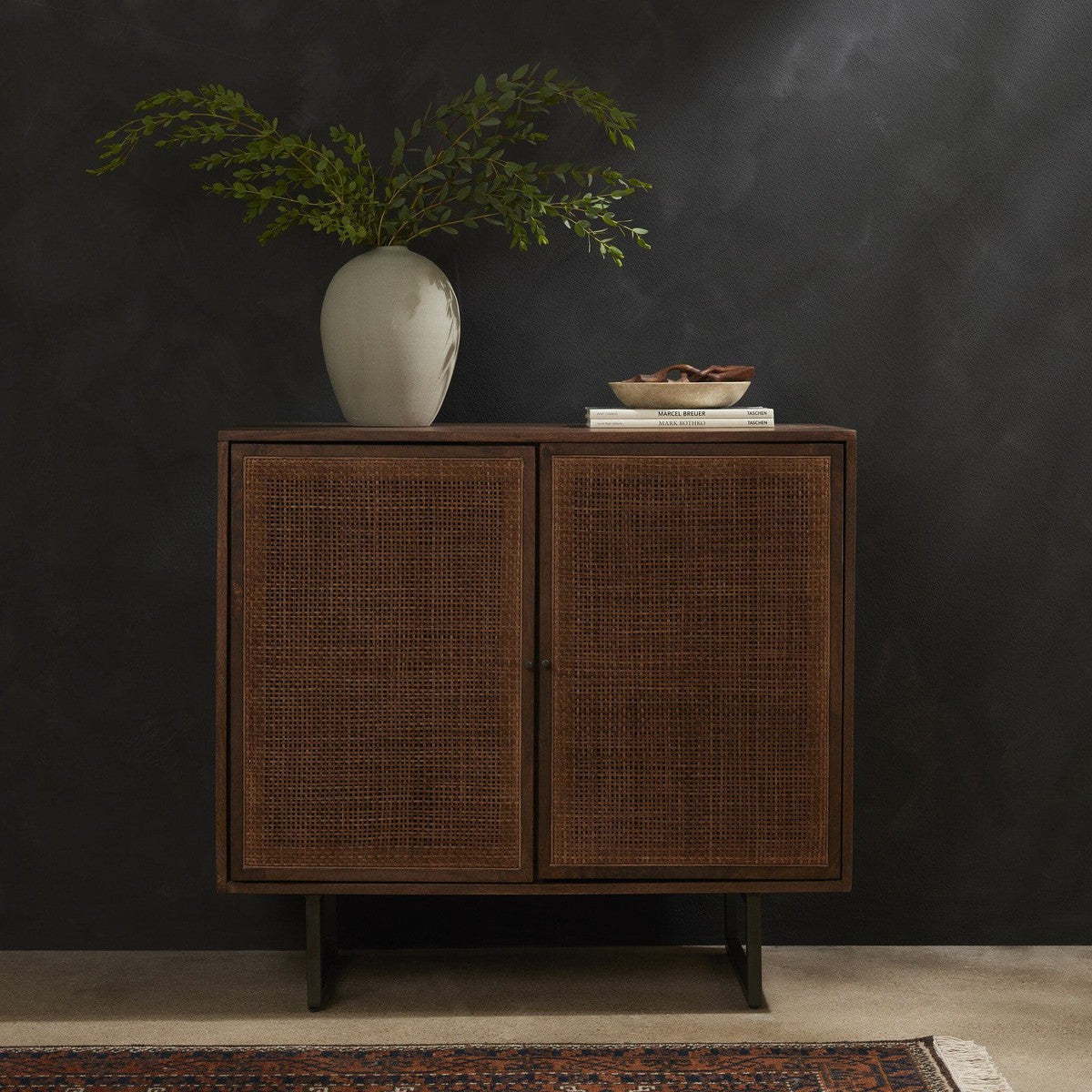 Carmel Small Cabinet - Brown Wash