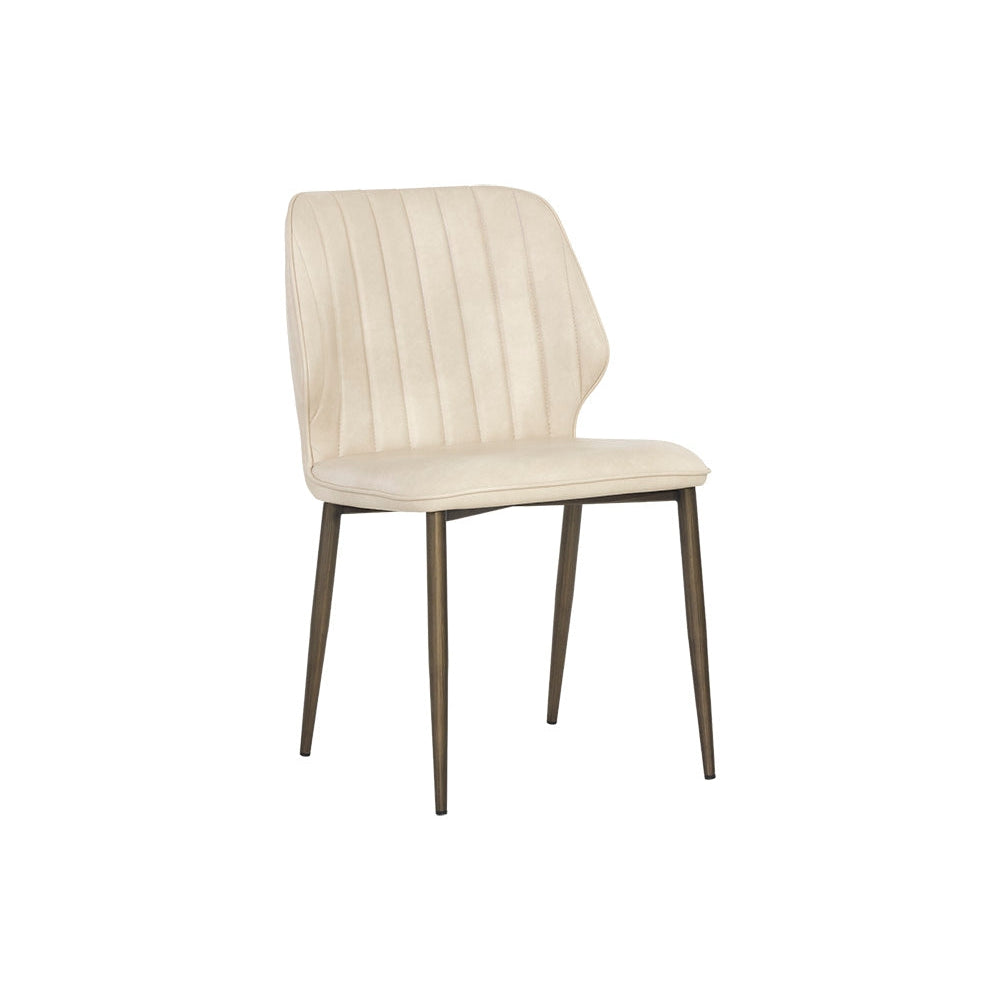 Clinton Dining Chair-Sunpan-SUNPAN-106695-Dining ChairsBronze - Bravo Cream-2-France and Son