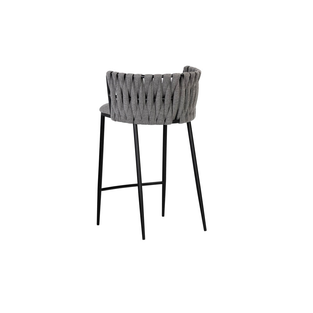 Sarai Counter Stool-Sunpan-SUNPAN-106189-Bar StoolsBelfast Heather Grey-6-France and Son