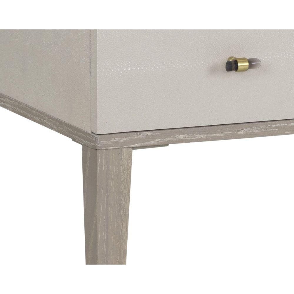 Pattinson Desk-Sunpan-SUNPAN-106866-DesksGrey Shagreen-Dark Brown-12-France and Son