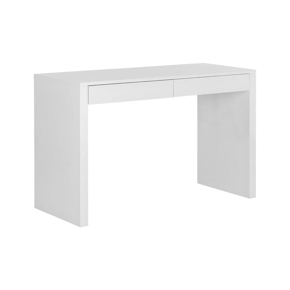 Dutad Desk - High Gloss White-Sunpan-SUNPAN-106901-Desks-1-France and Son