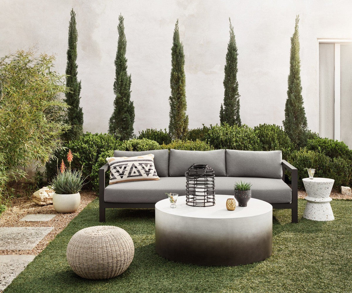 Sonoma Outdoor Sofa, Bronze - Venao Charcoal