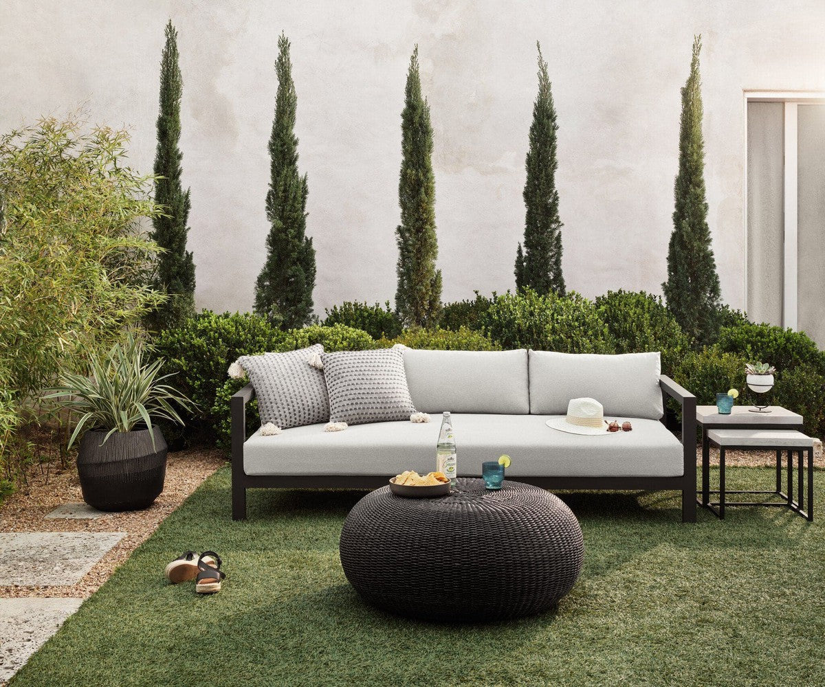 Sonoma Outdoor Sofa, Bronze - Venao Grey