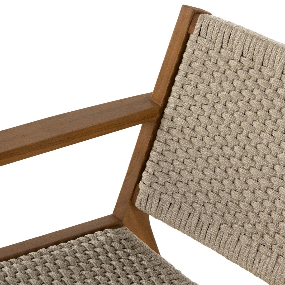 Delano Chair + Ottoman - Ivory Rope