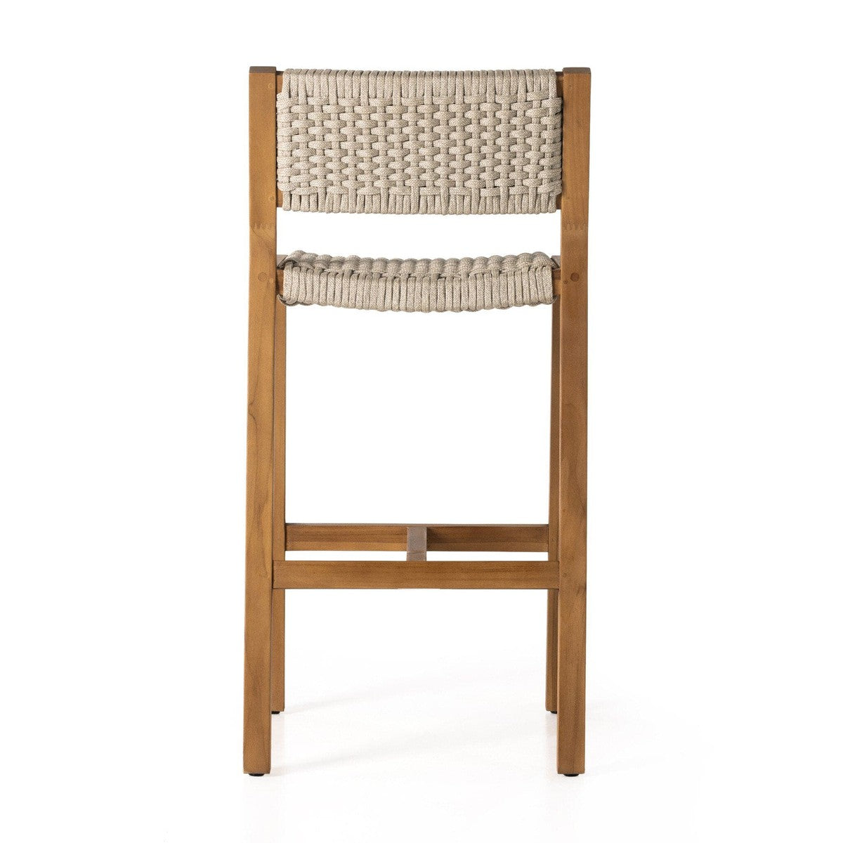 Delano Outdoor Bar Stool - Ivory Rope