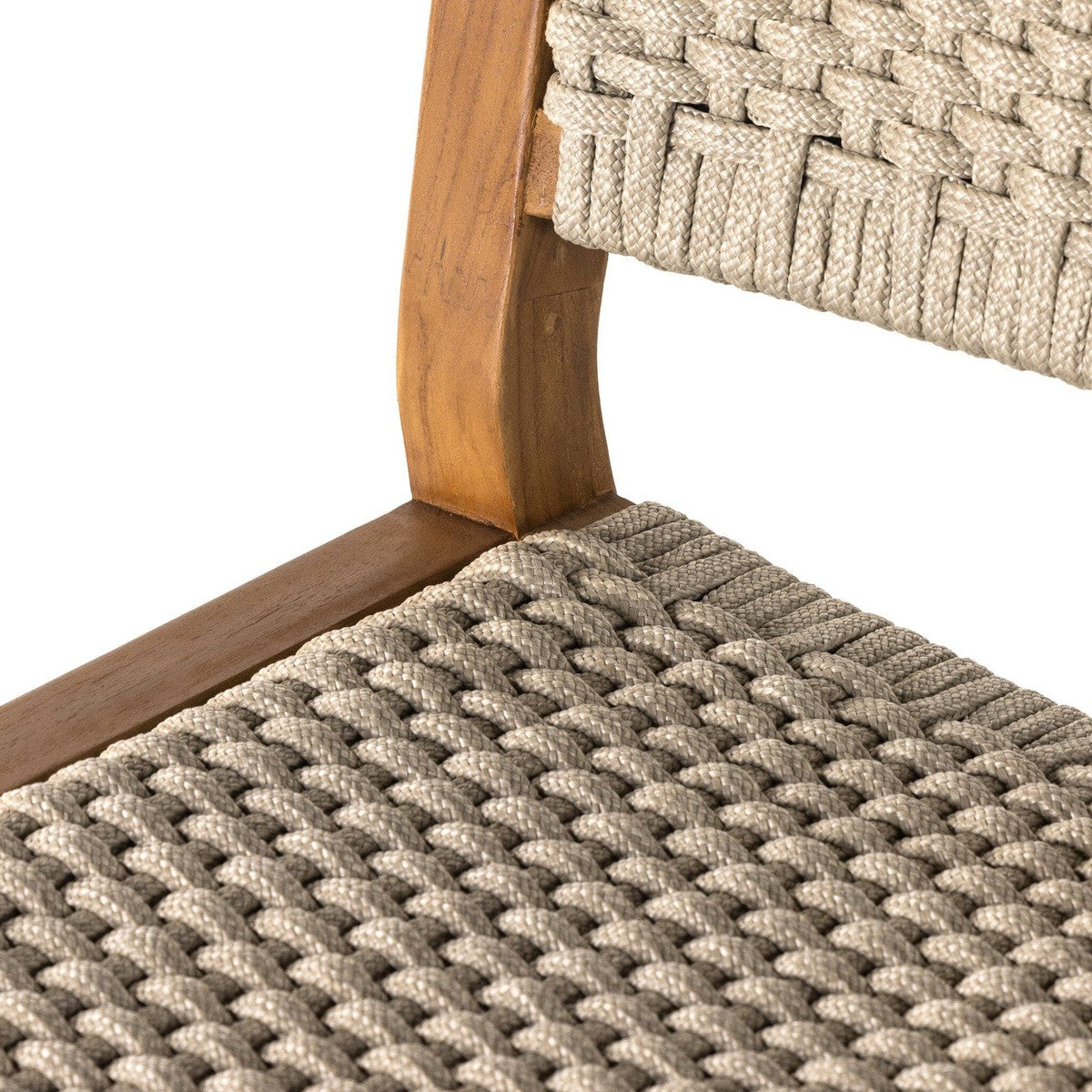 Delano Outdoor Bar Stool - Ivory Rope