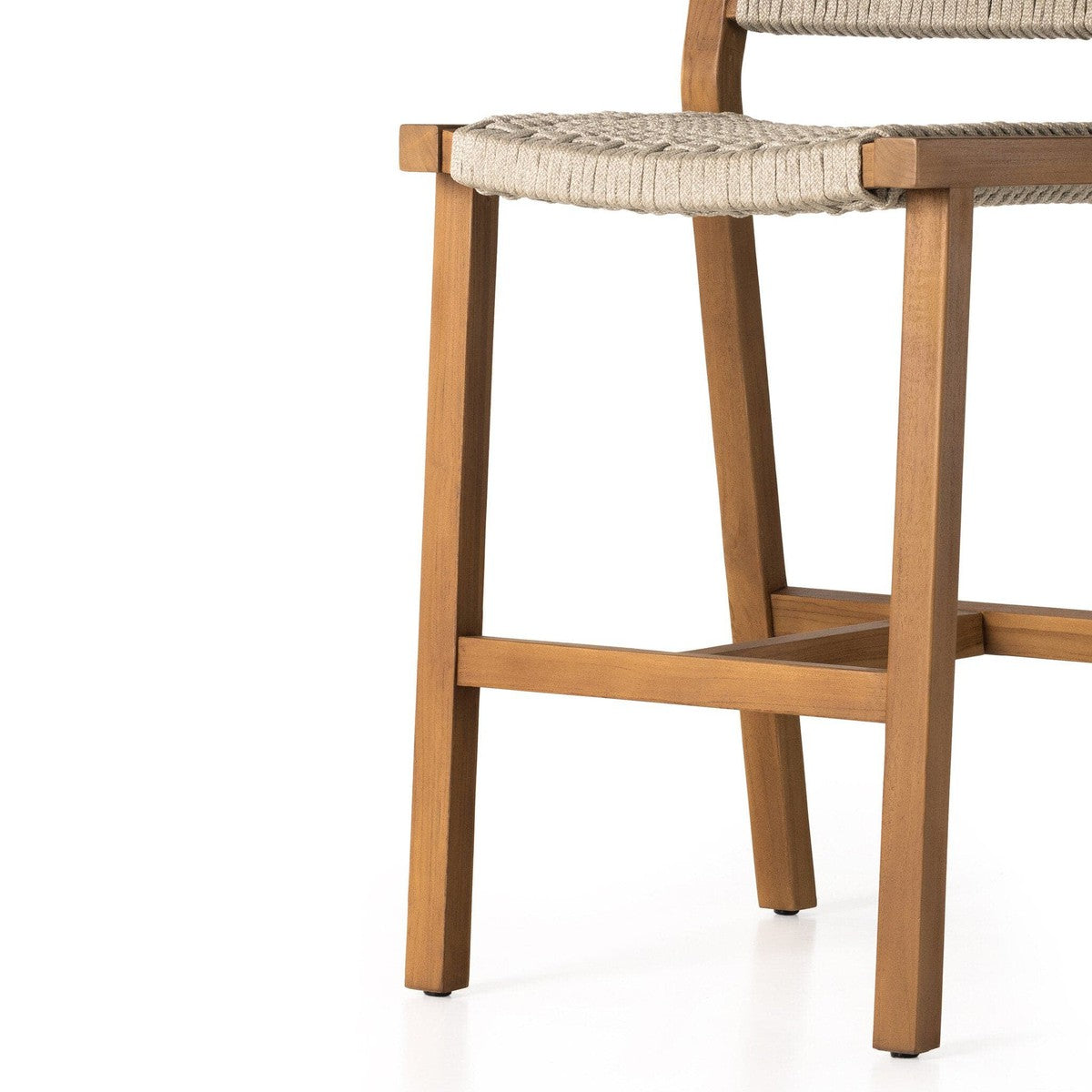 Delano Outdoor Bar Stool - Ivory Rope