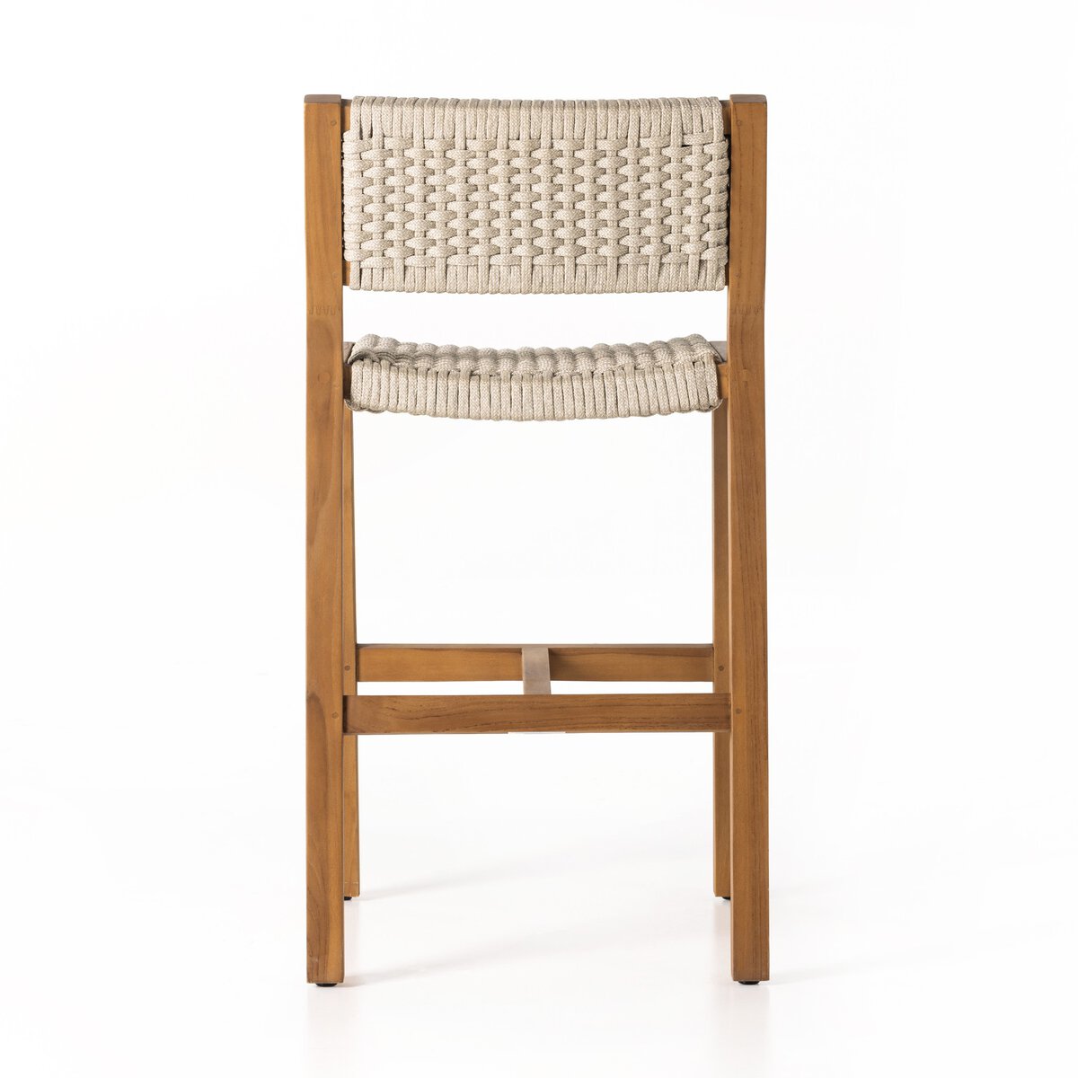 Delano Outdoor Counter Stool - Ivory Rope