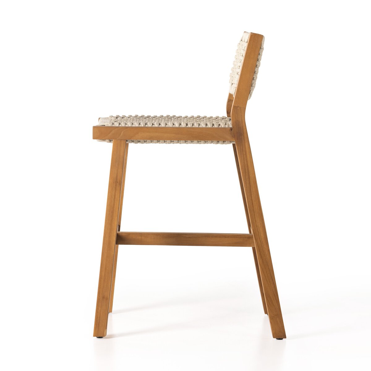 Delano Outdoor Counter Stool - Ivory Rope