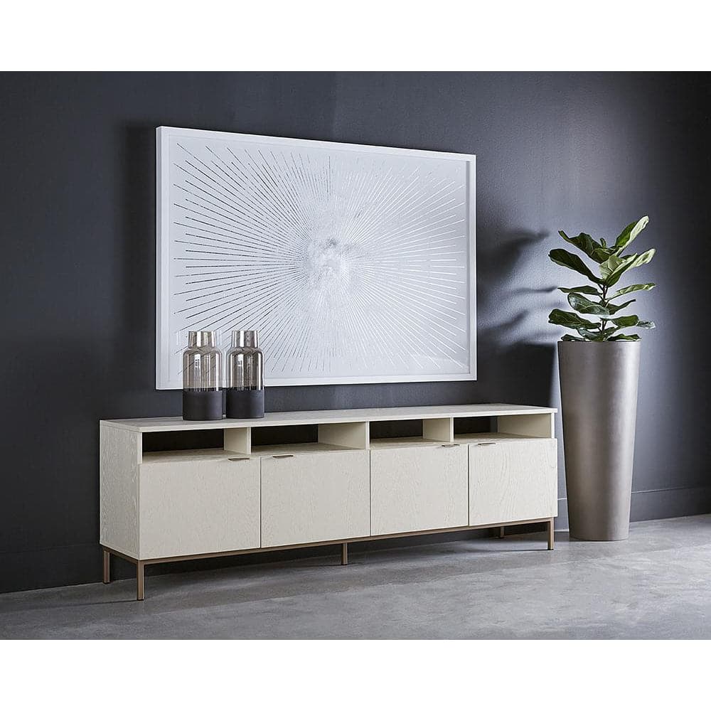 Ambrose Modular Media Console And Cabinet-Sunpan-SUNPAN-107172-Media Storage / TV Stands-2-France and Son