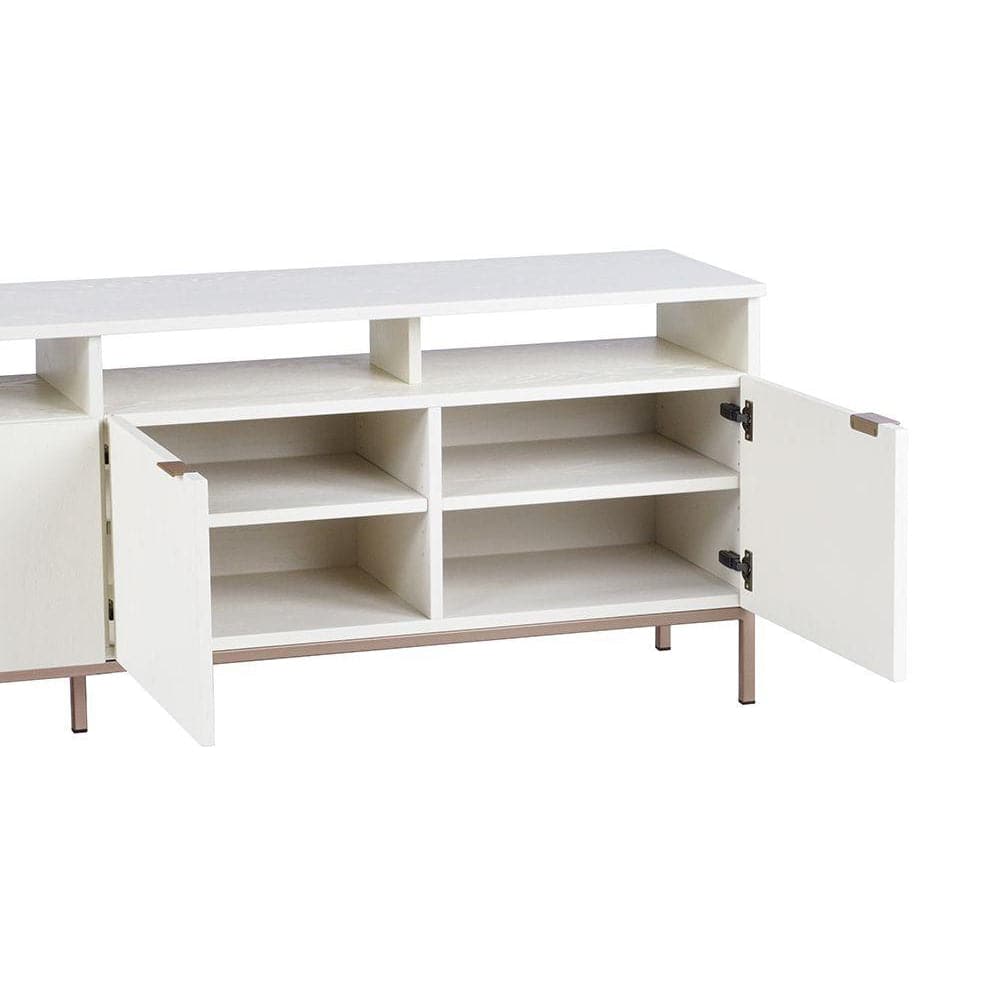 Ambrose Modular Media Console And Cabinet-Sunpan-SUNPAN-107172-Media Storage / TV Stands-6-France and Son