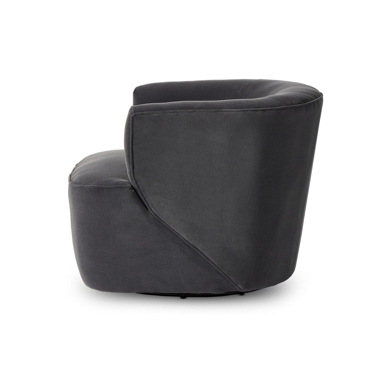 Mila Swivel Chair - Henry Charcoal
