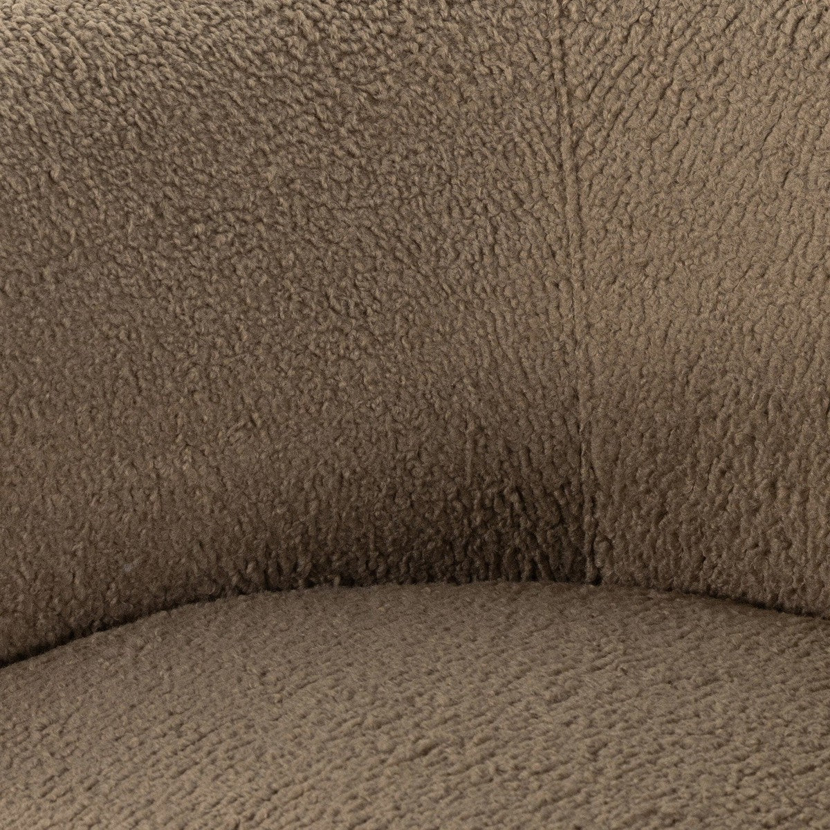 Mila Swivel Chair - Sheepskin Camel
