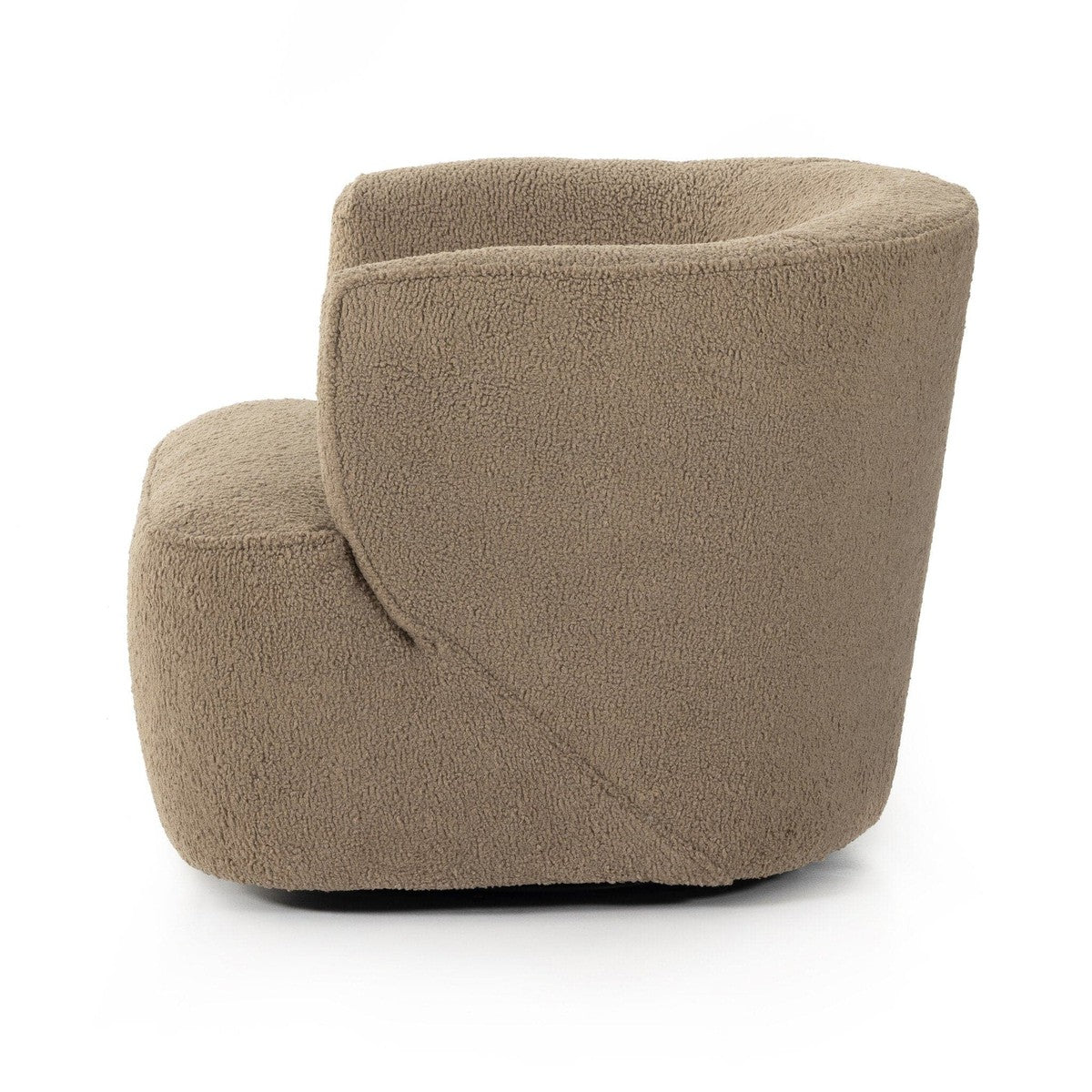 Mila Swivel Chair - Sheepskin Camel