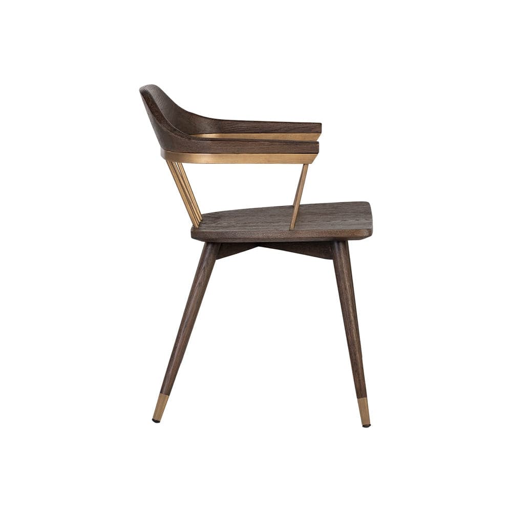 Demi Dining Chair-Sunpan-SUNPAN-107287-Dining ChairsDark Brown-5-France and Son