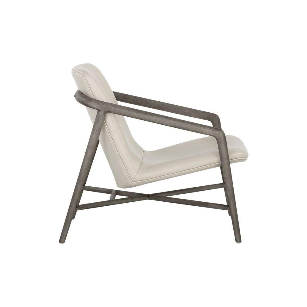 Cinelli Lounge Chair-Sunpan-SUNPAN-107289-Lounge ChairsSaloon Light Grey-Dark Brown-17-France and Son