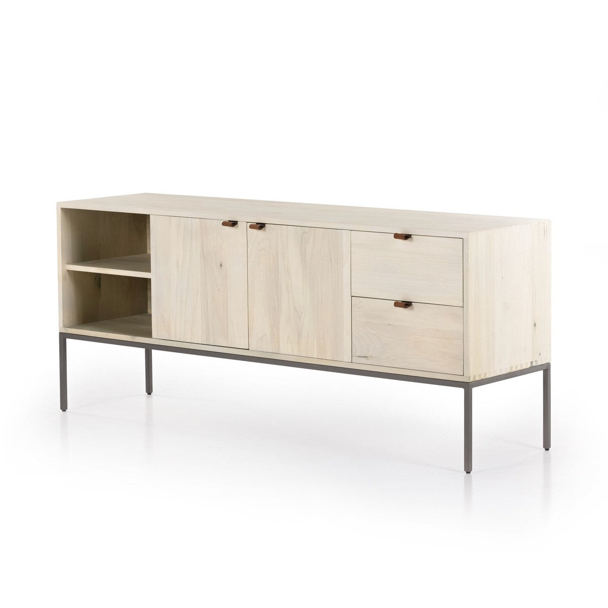 Trey Media Console - Dove Poplar