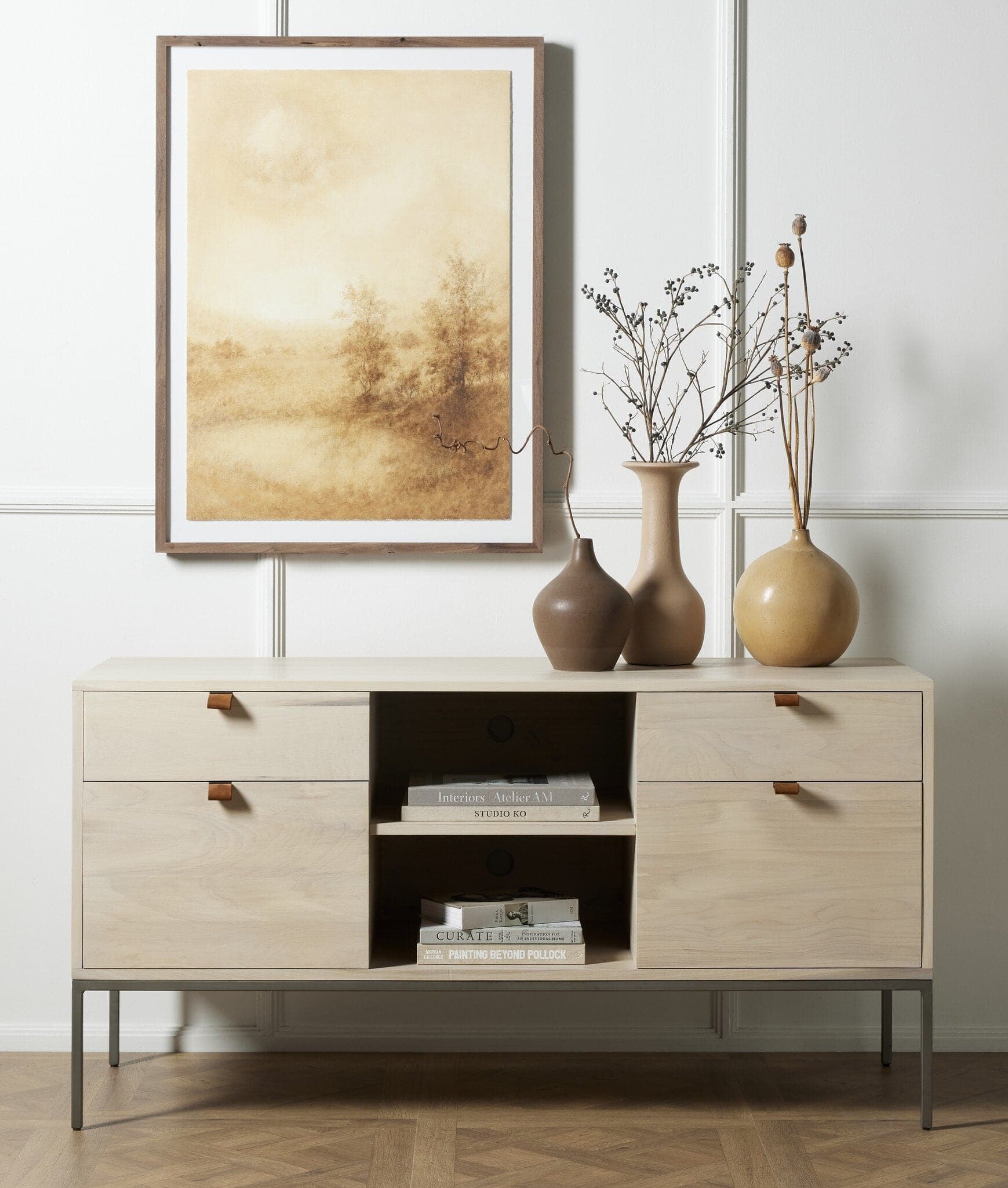 Trey Modular Filing Credenza - Dove Poplar