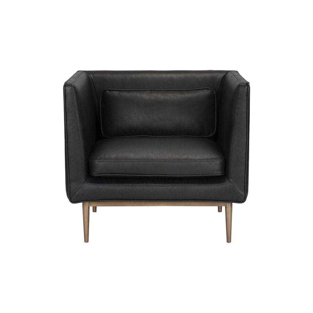 Batavia Armchair-Sunpan-SUNPAN-107321-Lounge Chairsvintage black-3-France and Son