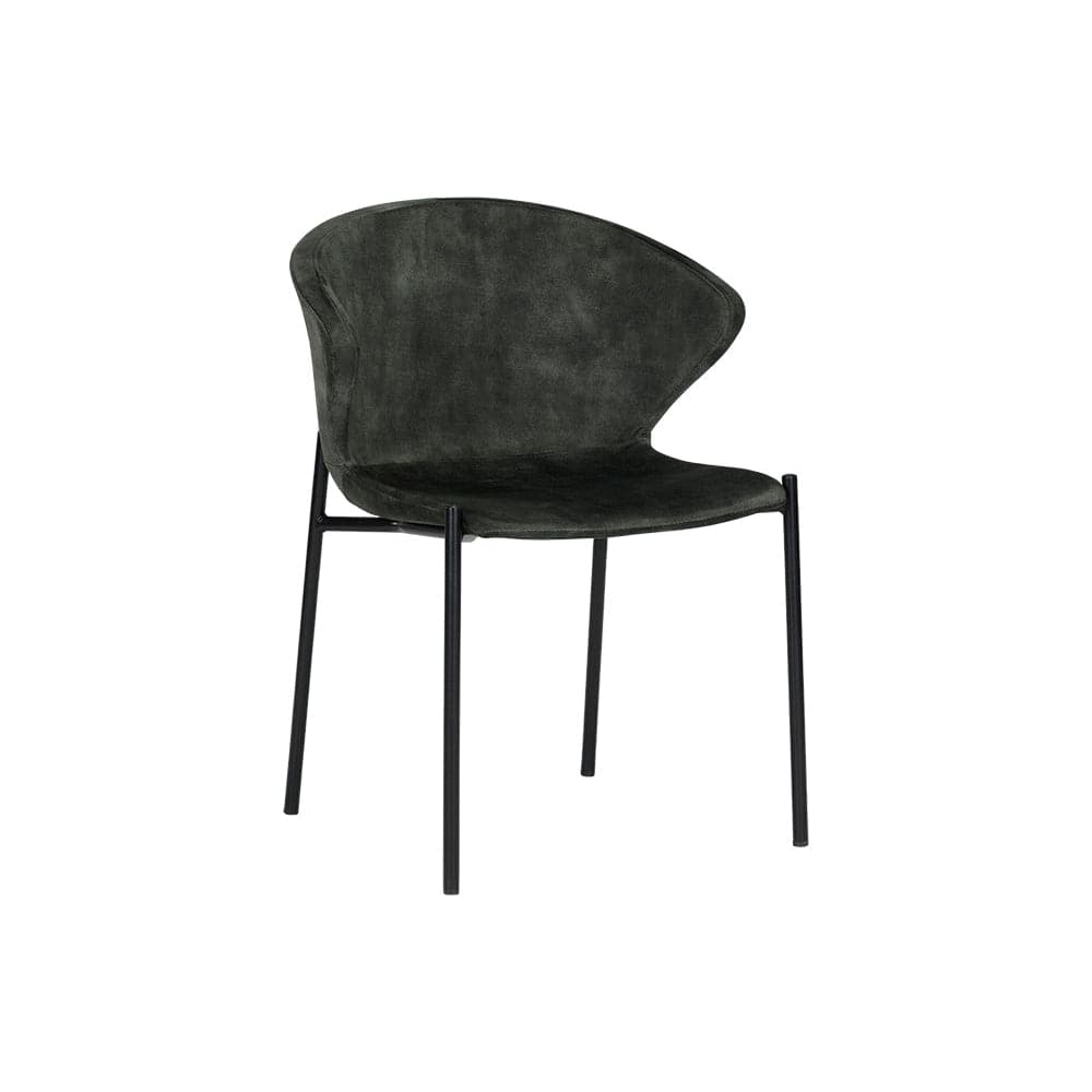 Eric Dining Chair-Sunpan-SUNPAN-107512-Dining ChairsNono Dark Green-1-France and Son