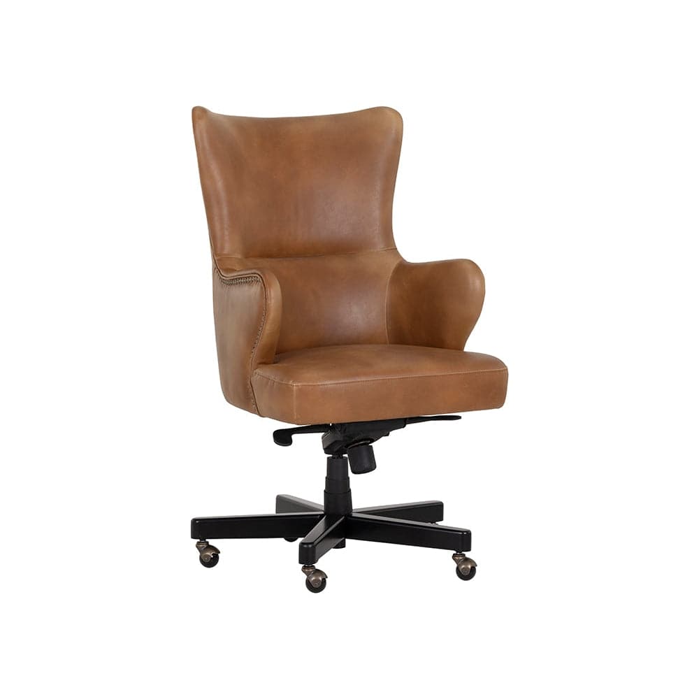 Hubert Office Chair - Tobacco Tan-Sunpan-SUNPAN-107526-Task Chairs-3-France and Son