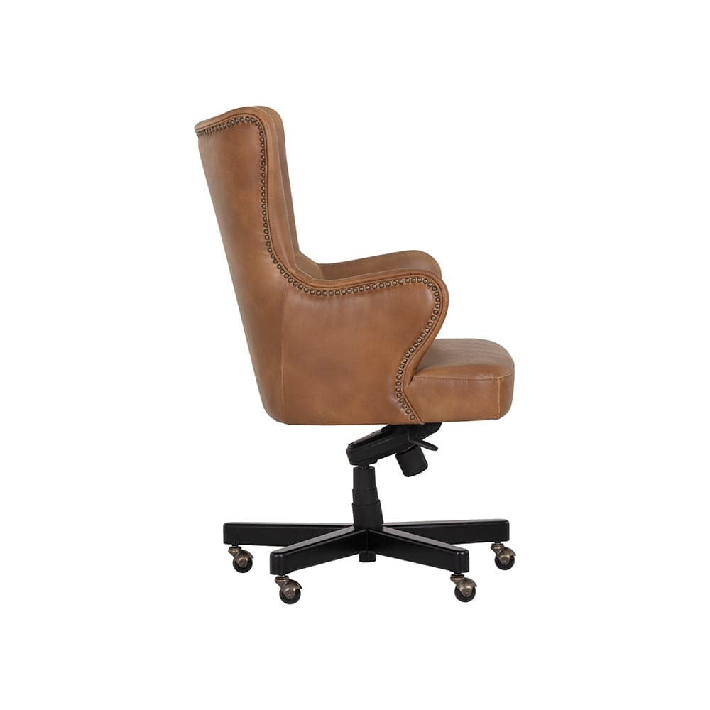 Hubert Office Chair - Tobacco Tan-Sunpan-SUNPAN-107526-Task Chairs-4-France and Son