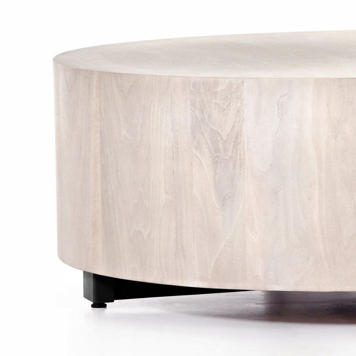 Hudson Round Coffee Table - Ashen Walnut