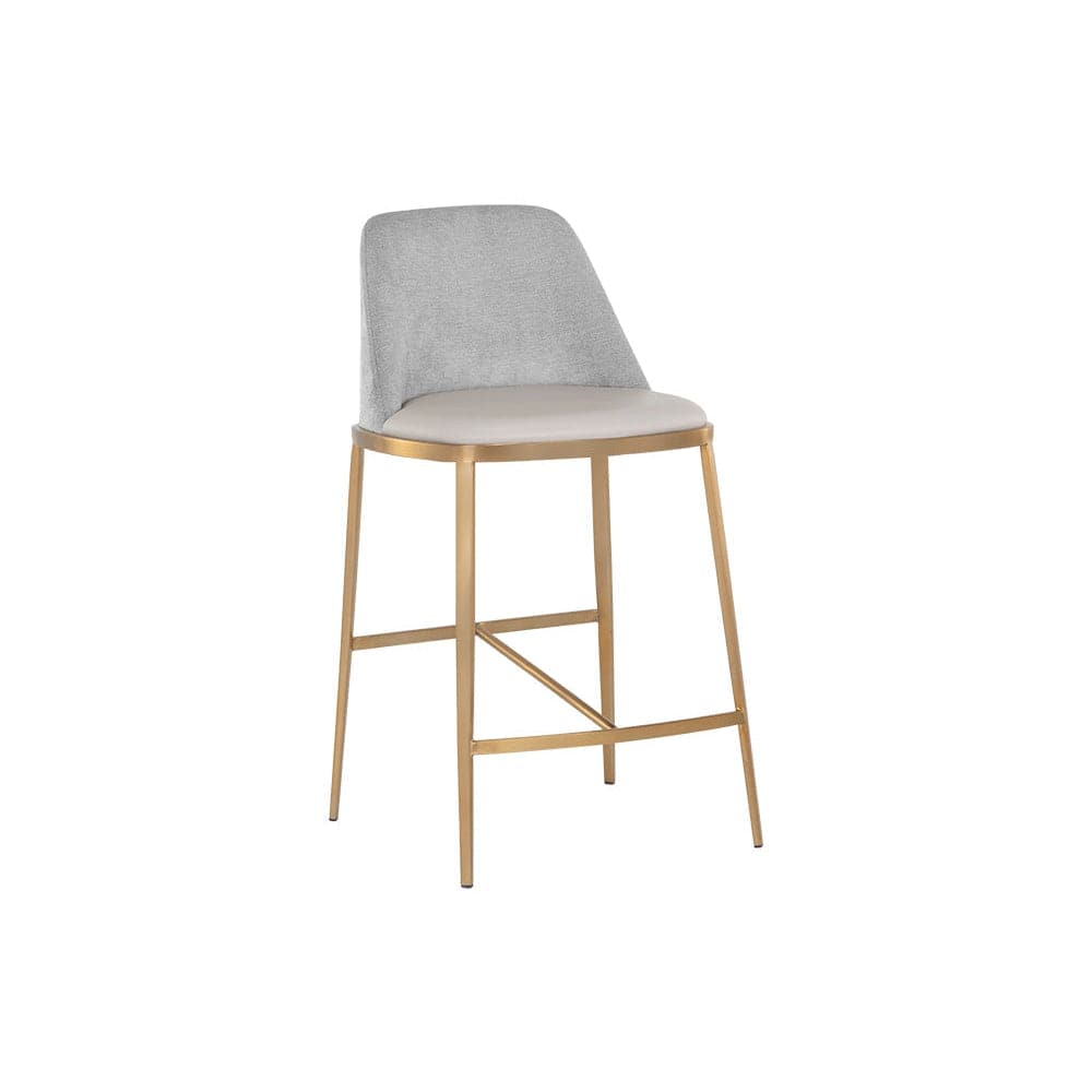 Dover Counter Stool-Sunpan-SUNPAN-107575-Bar StoolsBravo Portabella / Sparrow Grey-2-France and Son