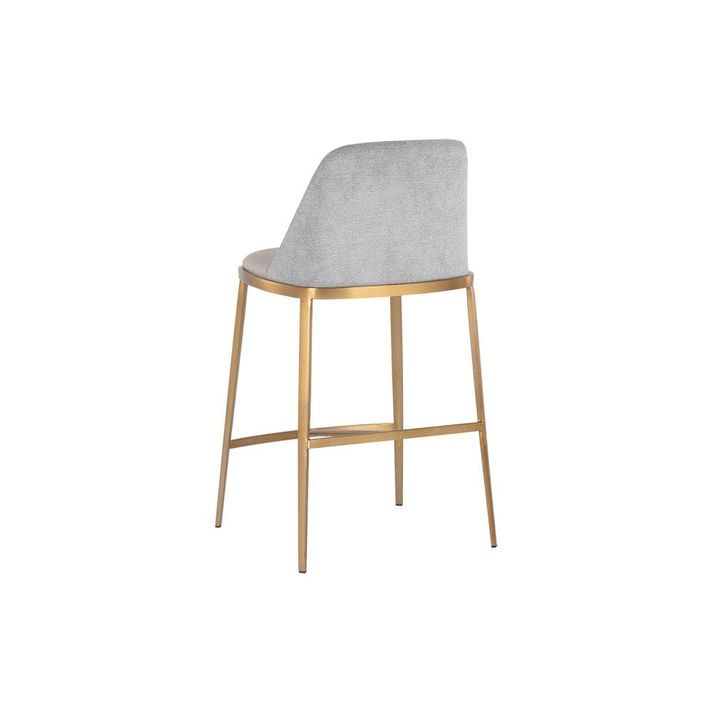 Dover Counter Stool-Sunpan-SUNPAN-107575-Bar StoolsBravo Portabella / Sparrow Grey-8-France and Son