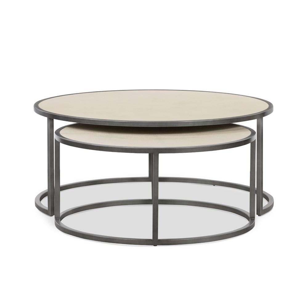Cabo Nesting Coffee Table-FNS-HANDS-107644-003-Coffee TablesIvory-2-France and Son