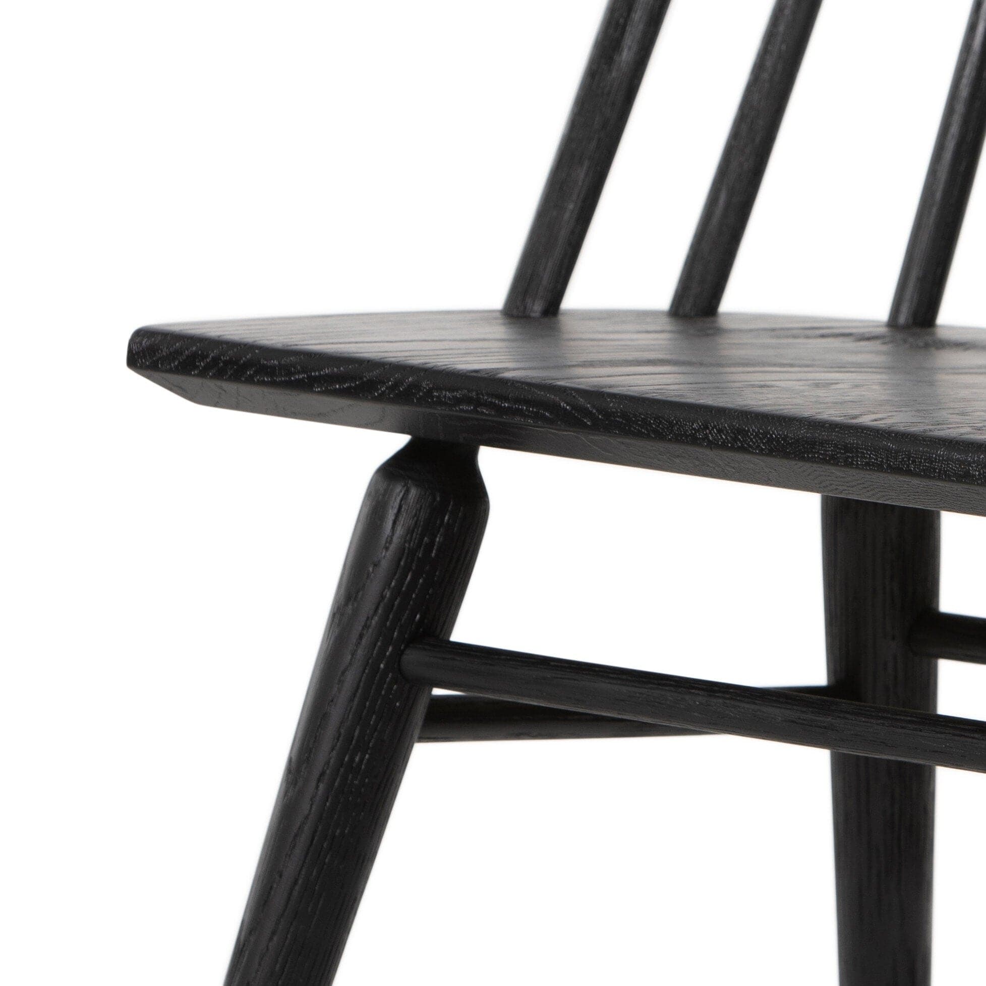 Lewis Windsor Chair - Black Oak